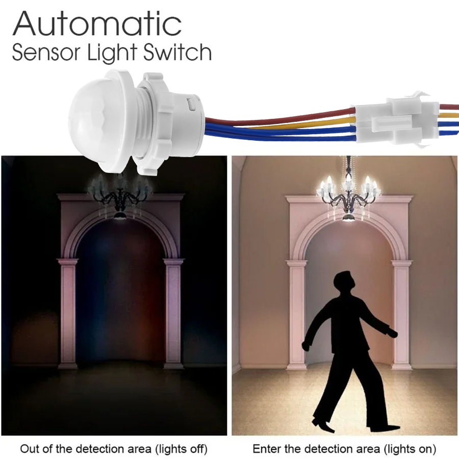 Motion Sensor Light Switch PIR - Pir Motion Sensor ulasan dan harga