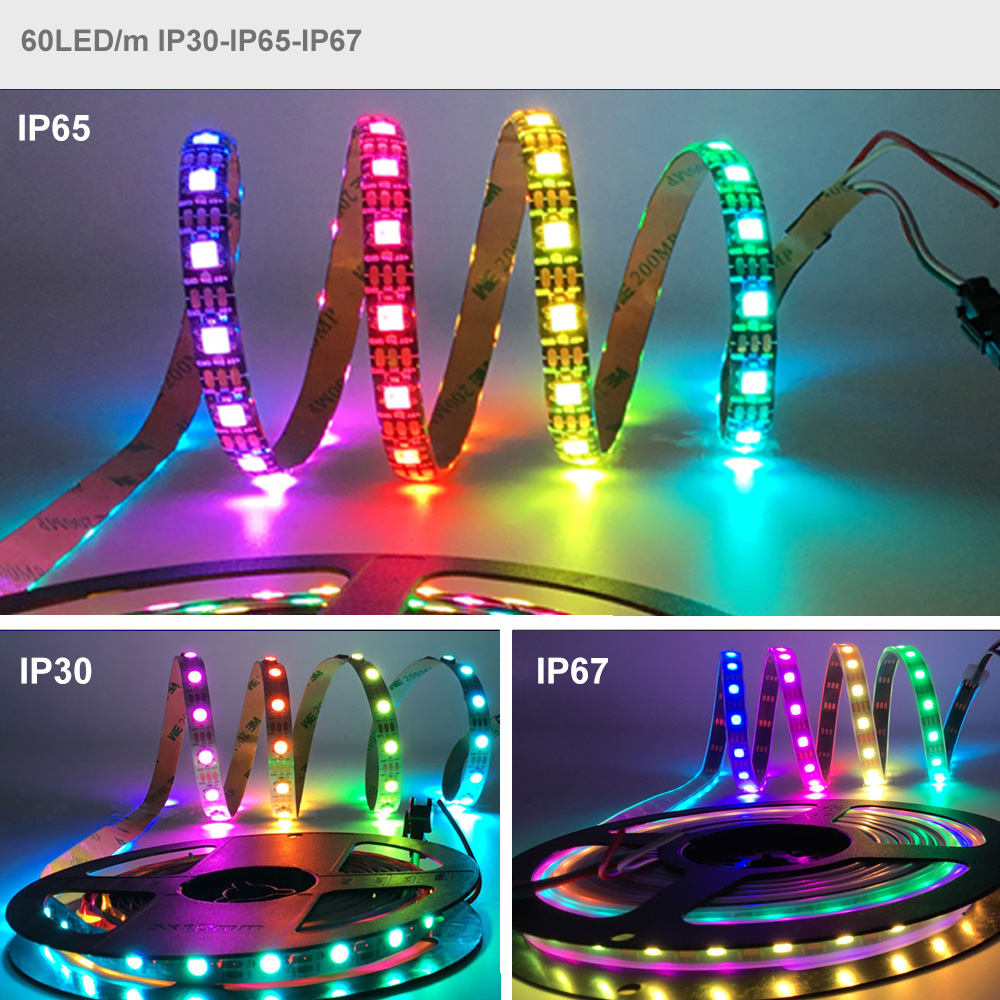 5m WS2812B Led Lights WS2812 R - Ws2812B Strip 5V ulasan dan harga