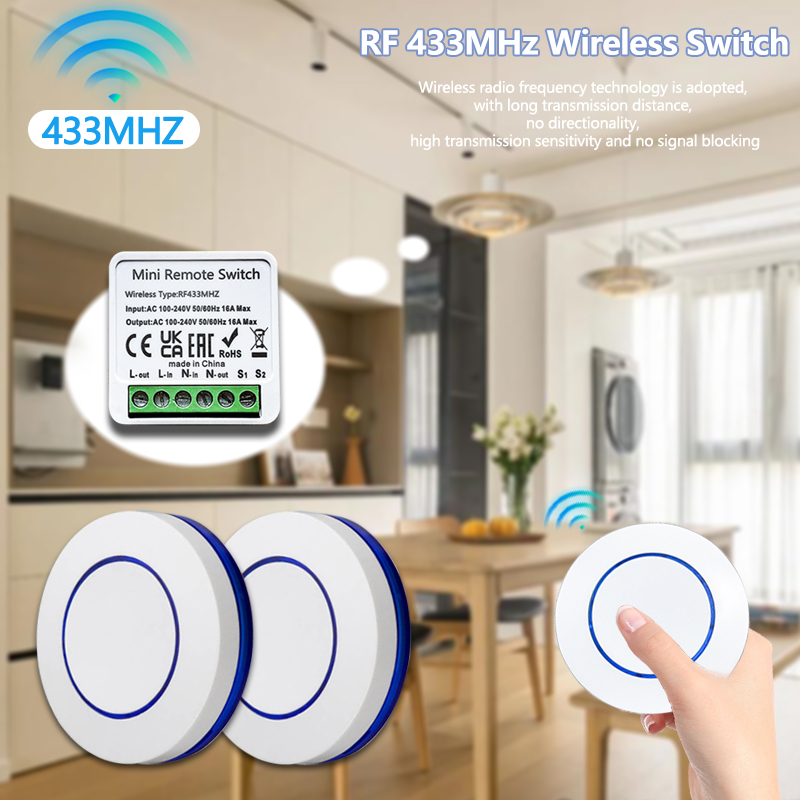 433HMz Wireless Light Switch 1 - Joystick Module ulasan dan harga
