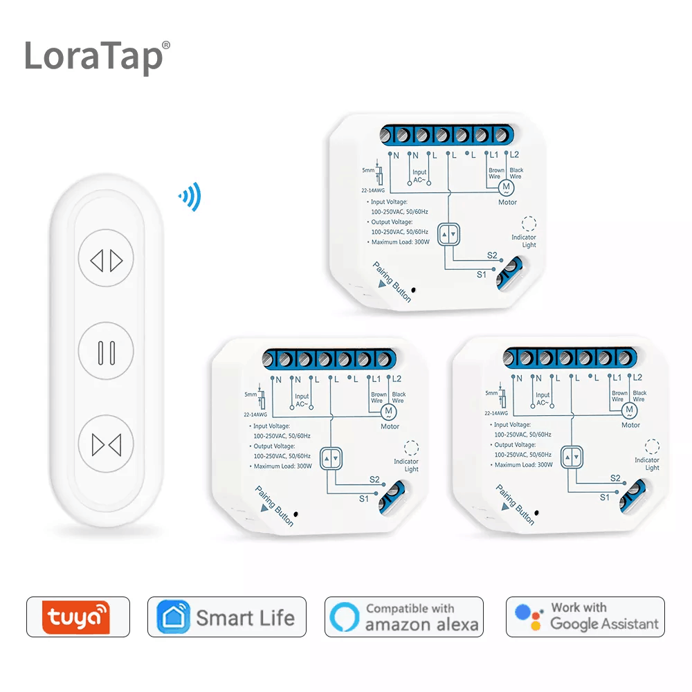 Tuya Smart Life Curtain Switch - Ir Remote Module ulasan dan harga