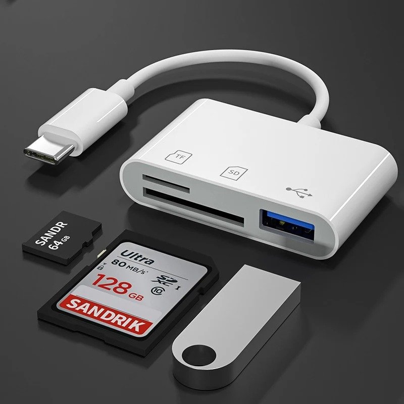3 In 1 Type-c To USB C A OTG A - Sd Card Module ulasan dan harga