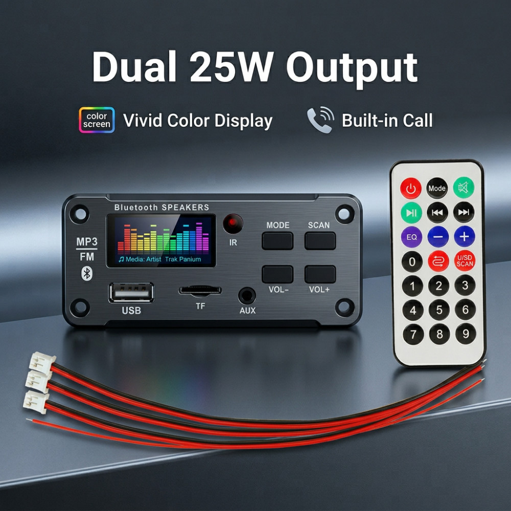 50W Amplifier Bluetooth MP3 WM - Joystick Module ulasan dan harga
