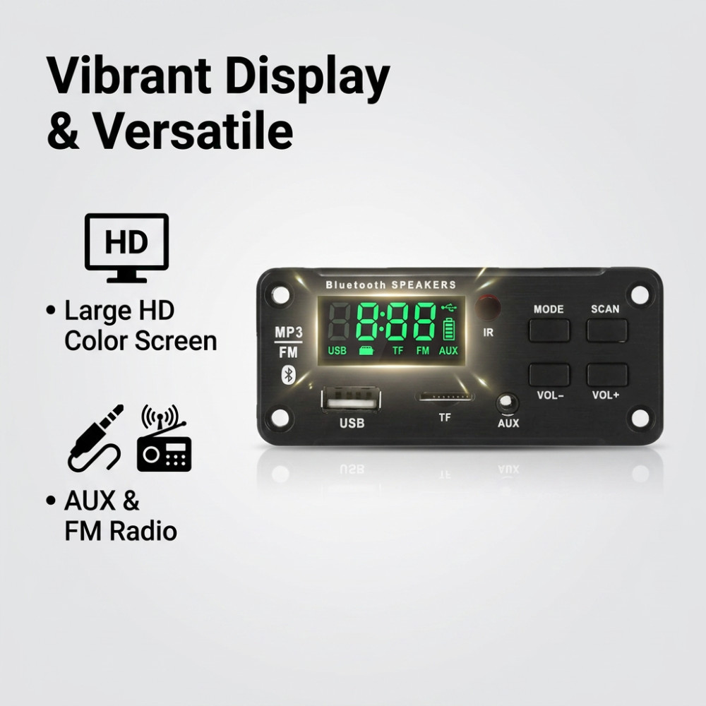 50W Amplifier Bluetooth MP3 WM - Joystick Module ulasan dan harga