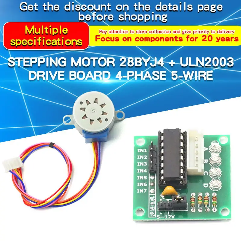 1PCS 28BYJ4 Stepper Motor ULN2 - Stepper Motor 28Byj ulasan dan harga
