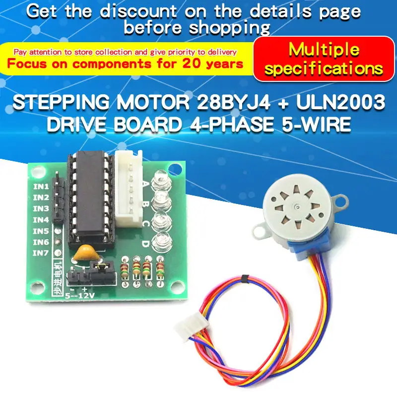 1PCS 28BYJ4 Stepper Motor ULN2 - Stepper Motor 28Byj ulasan dan harga